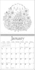 JOHANNA BASFORD'S 2026 COLORING WALL CALENDAR